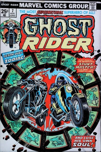 Couverture de GHOST RIDER (1973) #7 - par John Romita Sr - lecubeacomics.com