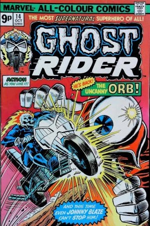 Couverture de GHOST RIDER (1973) #14 - par Ron Wilson - lecubeacomics.com