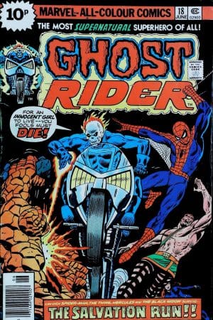Couverture de GHOST RIDER (1973) #18 - par Rich Buckler - lecubeacomics.com