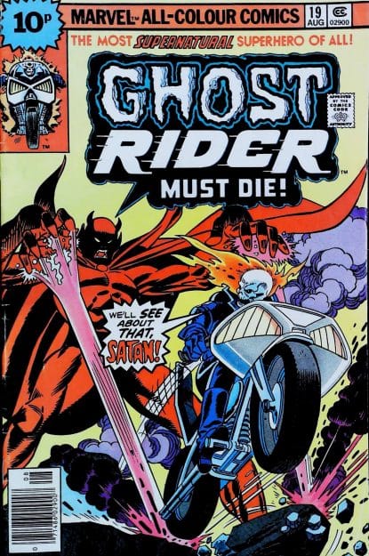 Couverture de GHOST RIDER (1973) #19 - par Gil Kane - lecubeacomics.com