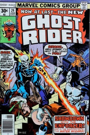 Couverture de GHOST RIDER (1973) #24 - par Gil Kane - lecubeacomics.com