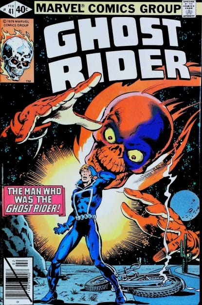 Couverture de GHOST RIDER (1973) #41 - par Bob Budiansky - lecubeacomics.com