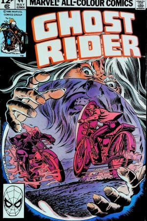 Couverture de GHOST RIDER (1973) #44 - par Bob Budiansky - lecubeacomics.com