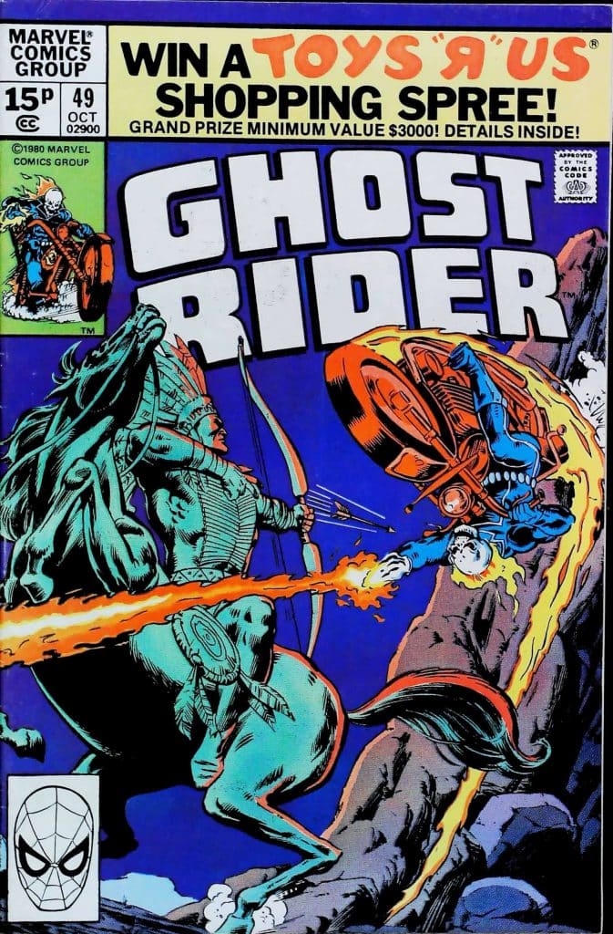 Ghost Rider #49, vue de l'exemplaire