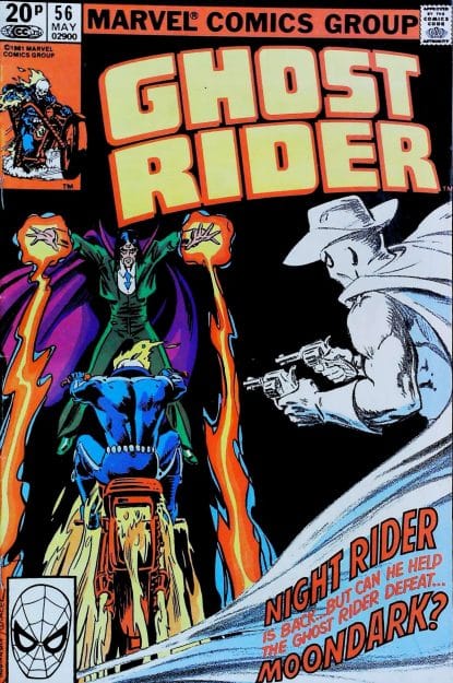 Couverture de GHOST RIDER (1973) #56 - par Bob Budiansky - lecubeacomics.com