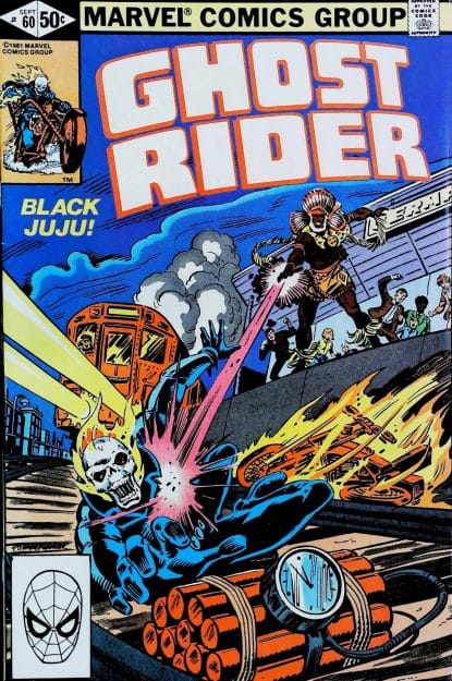 Couverture de GHOST RIDER (1973) #60 - par Herb Trimpe - lecubeacomics.com