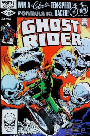 Couverture de GHOST RIDER (1973) #65 - par Bob Budiansky - lecubeacomics.com
