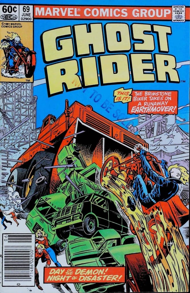 Ghost Rider #69, vue de l'exemplaire