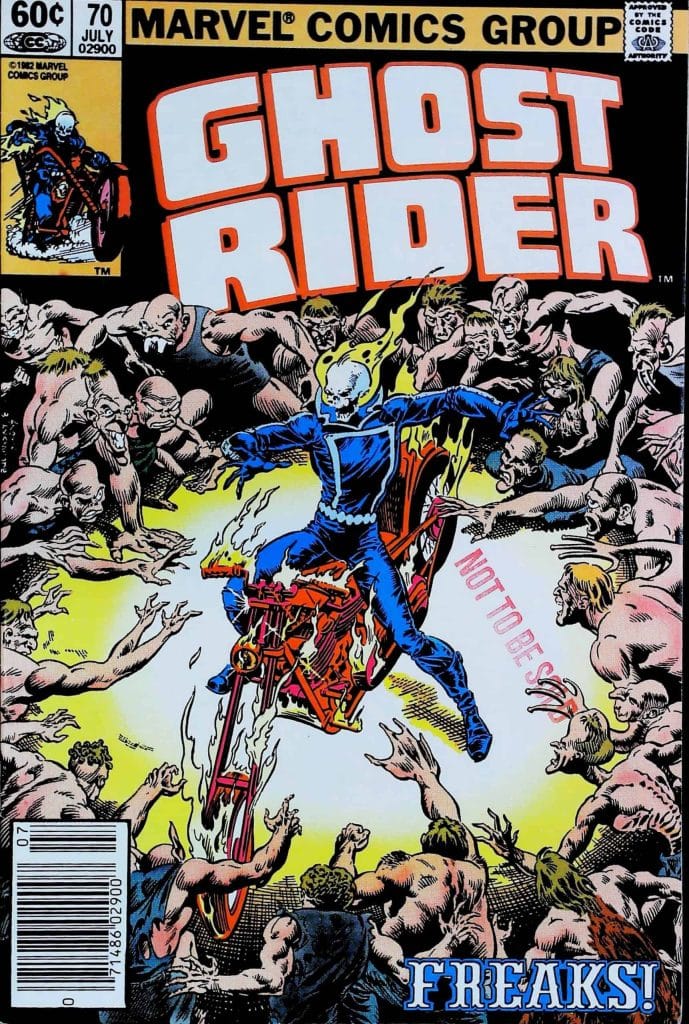 Ghost Rider #70, vue de l'exemplaire