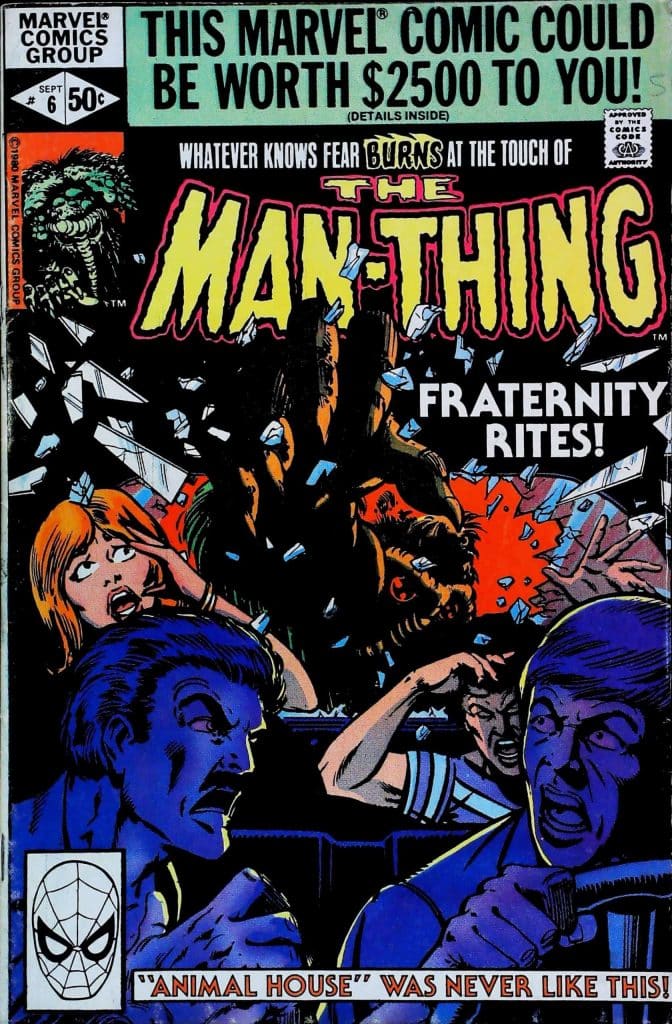 Man-Thing #6, vue de l'exemplaire