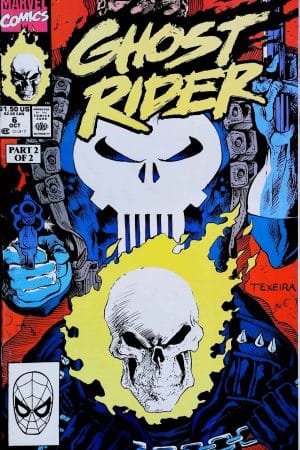 Couverture de GHOST RIDER (1990) #6 - par Mark Texeira - lecubeacomics.com