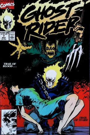 Couverture de GHOST RIDER (1990) #7 - par Mark Texeira - lecubeacomics.com