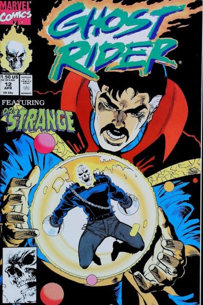 Couverture de GHOST RIDER (1990) #12 - par Javier Saltares - lecubeacomics.com