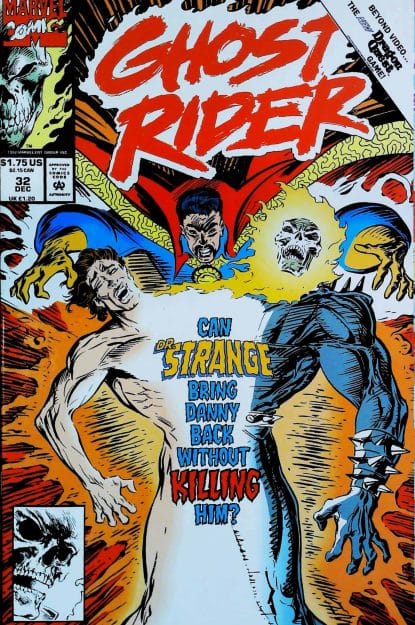 Couverture de GHOST RIDER (1990) #32 - par Bret Blevins - lecubeacomics.com