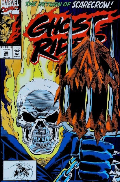 Couverture de GHOST RIDER (1990) #38 - par Mike Manley - lecubeacomics.com