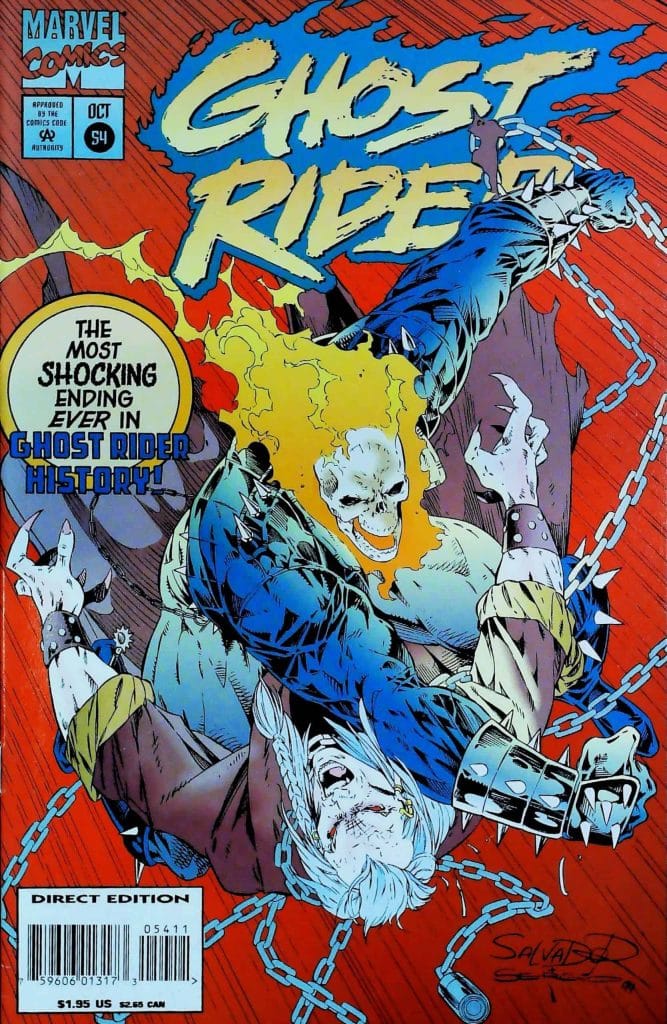 Ghost Rider #54, vue de l'exemplaire