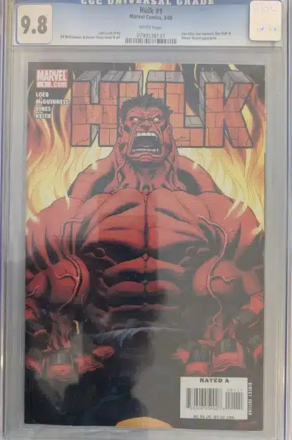 Couverture de HULK (2008) CGC 9.8 - par Ed McGuinness - lecubeacomics.com