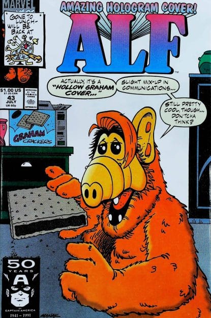 Couverture de ALF (1988) #43 - par Dave Manak - lecubeacomics.com