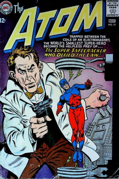 Couverture de ATOM (1962) #15 - par Gil Kane - lecubeacomics.com