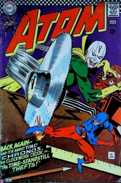 Couverture de ATOM (1962) #28 - par Gil Kane - lecubeacomics.com