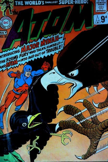 Couverture de ATOM (1962) #37 - par Gil Kane - lecubeacomics.com