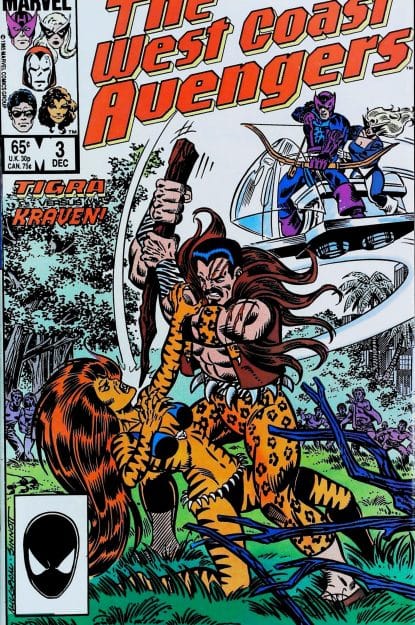 Couverture de AVENGERS WEST COAST (1985) #3 - par Al Milgrom - lecubeacomics.com