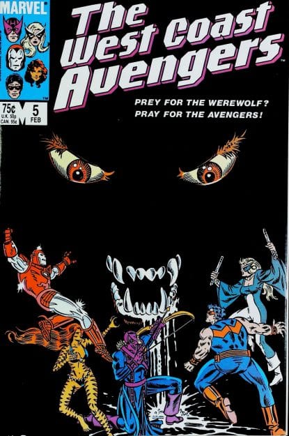 Couverture de AVENGERS WEST COAST (1985) #5 - par Al Milgrom - lecubeacomics.com