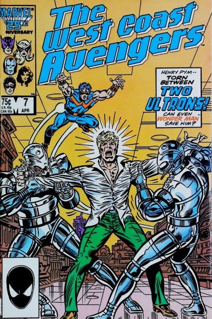 Couverture de AVENGERS WEST COAST (1985) #7 - par Al Milgrom - lecubeacomics.com