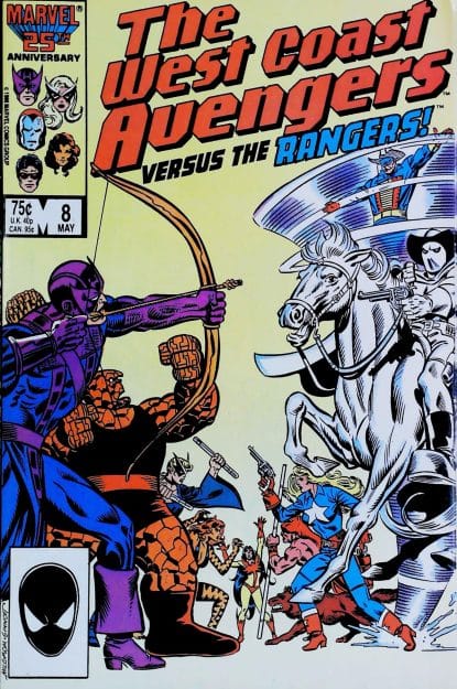 Couverture de AVENGERS WEST COAST (1985) #8 - par Al Milgrom - lecubeacomics.com