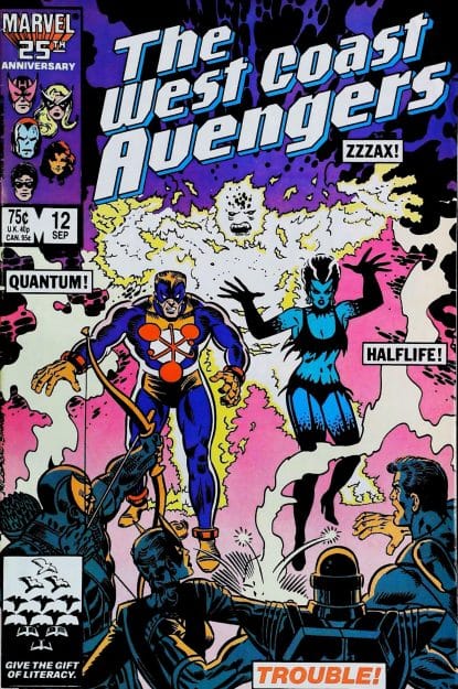 Couverture de AVENGERS WEST COAST (1985) #12 - par Al Milgrom - lecubeacomics.com
