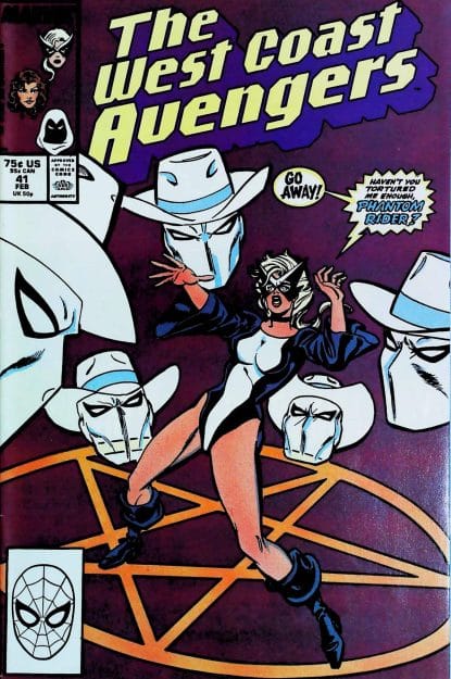 Couverture de AVENGERS WEST COAST (1985) #41 - par Tom Morgan - lecubeacomics.com