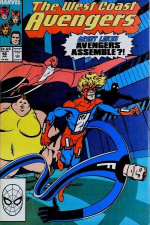 Couverture de AVENGERS WEST COAST (1985) #46 - par John Byrne - lecubeacomics.com