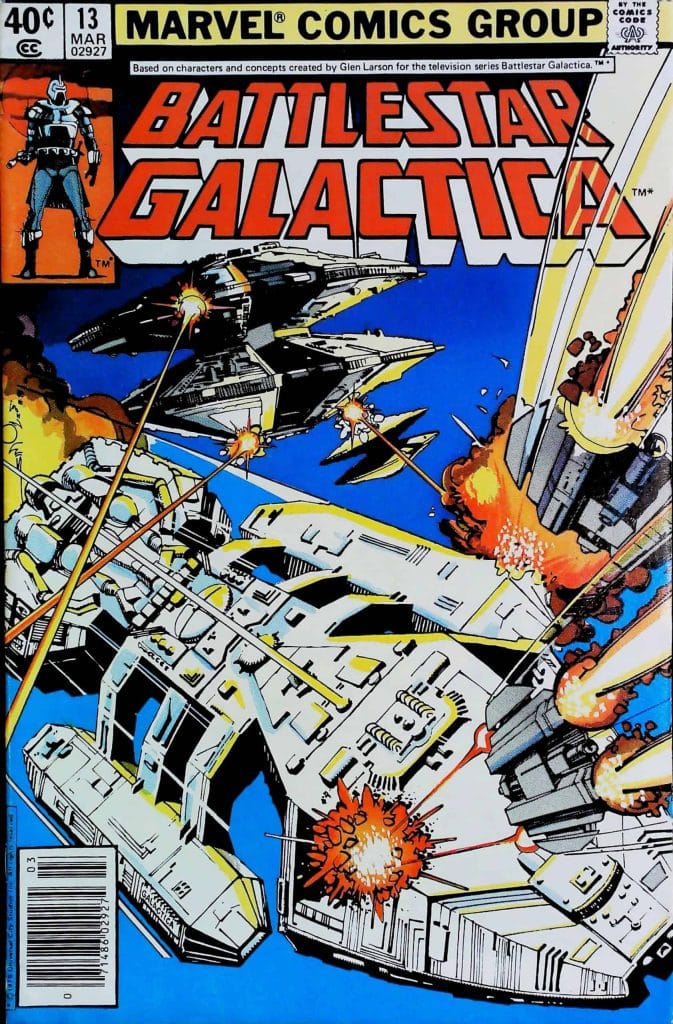 Battlestar Galactica #13, vue de l'exemplaire