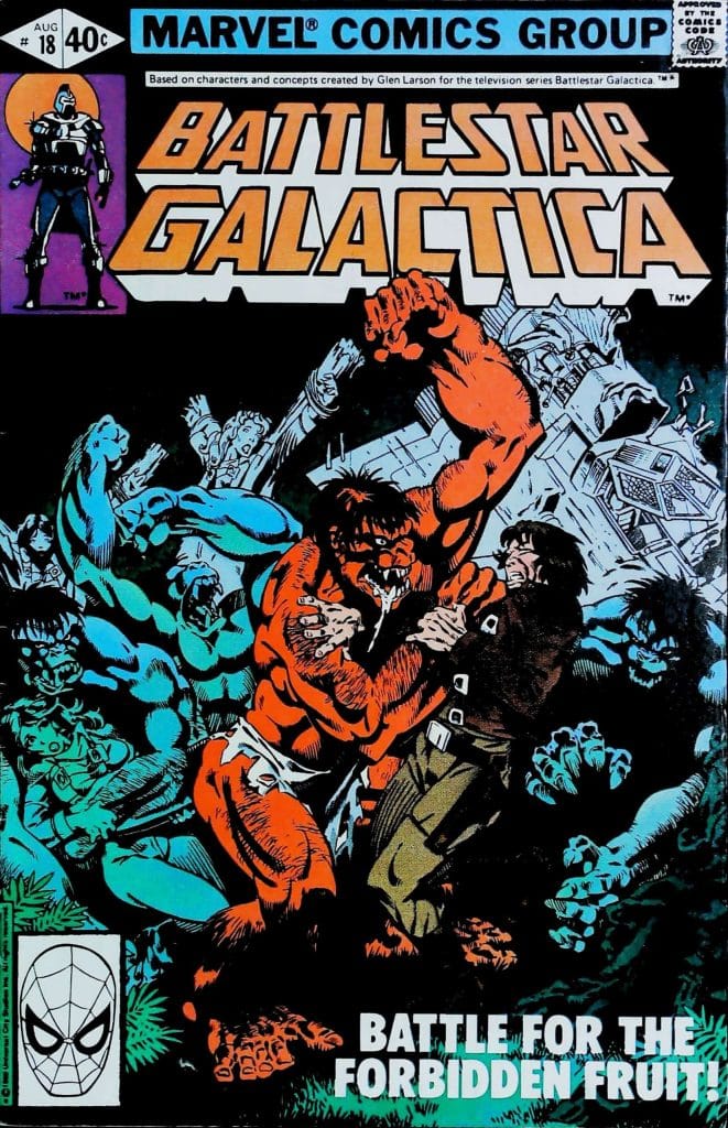 Battlestar Galactica #18, vue de l'exemplaire