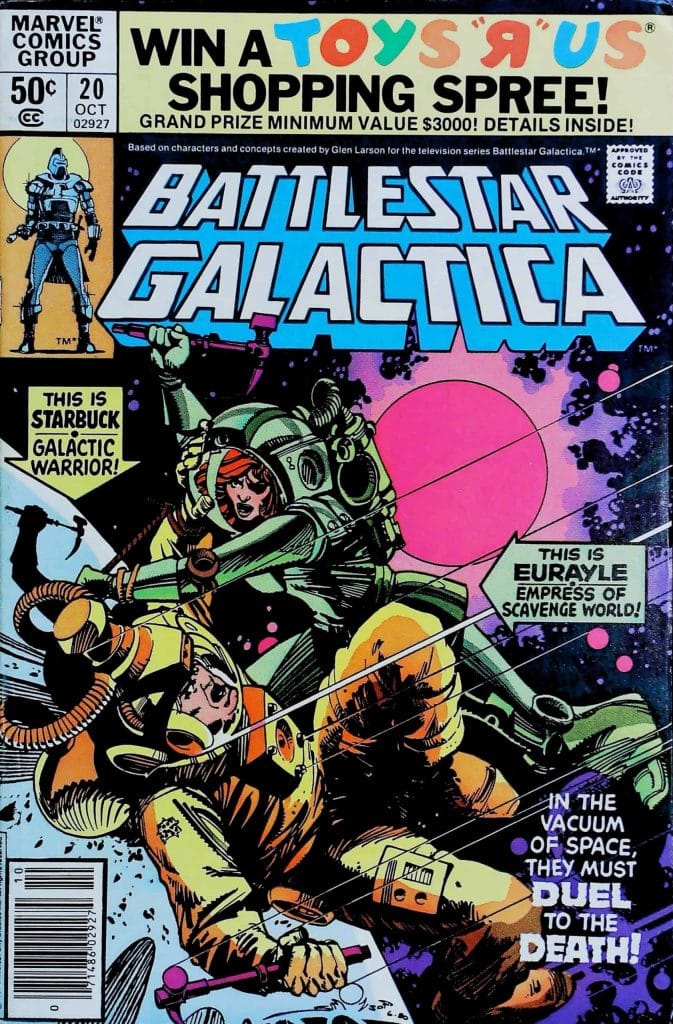Battlestar Galactica #20, vue de l'exemplaire