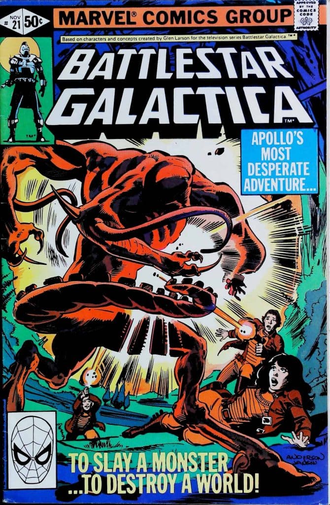 Battlestar Galactica #21, vue de l'exemplaire