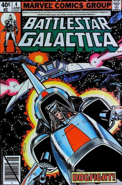 Couverture de BATTLESTAR GALACTICA (1979) #4 - par Walter Simonson - lecubeacomics.com
