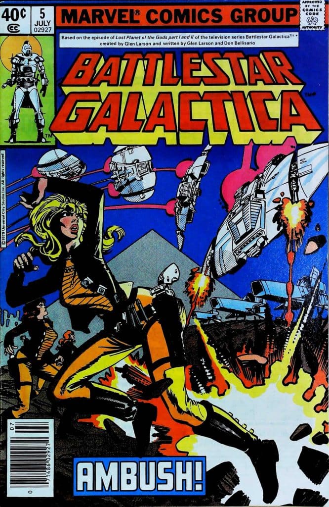 Battlestar Galactica #5, vue de l'exemplaire