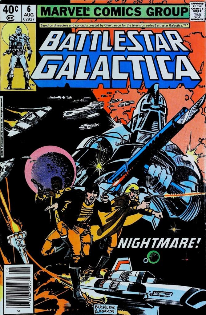 Battlestar Galactica #6, vue de l'exemplaire