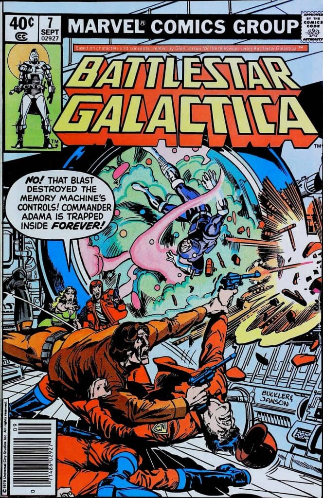 Battlestar Galactica #7, vue de l'exemplaire