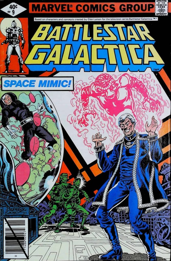 Battlestar Galactica #9, vue de l'exemplaire