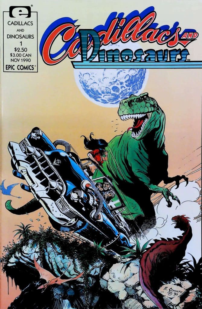 Cadillac & Dinosaurs #1, vue de l'exemplaire