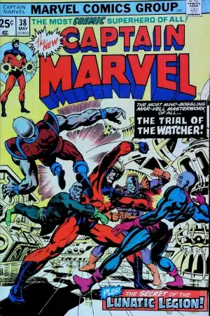 Couverture de CAPTAIN MARVEL (1968) #38 - par Al Milgrom - lecubeacomics.com