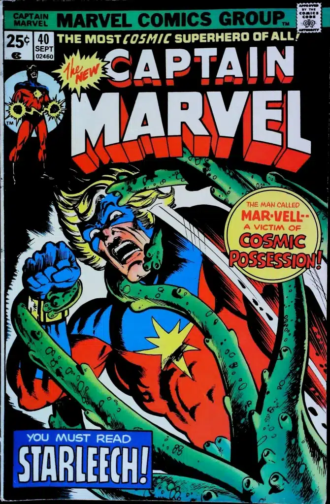 Captain Marvel #40, vue de l'exemplaire
