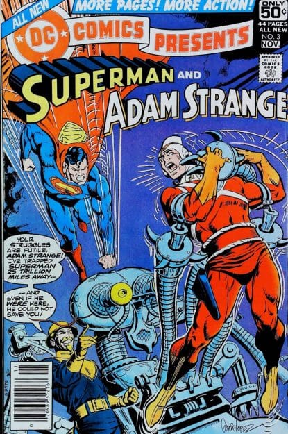 Couverture de DC COMICS PRESENTS (1978) #3 - par Jose Luis Garcia-Lopez - lecubeacomics.com