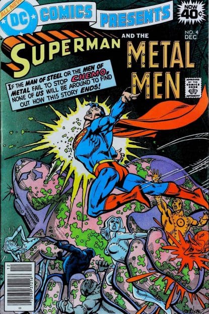 Couverture de DC COMICS PRESENTS (1978) #4 - par Jose Luis Garcia-Lopez - lecubeacomics.com