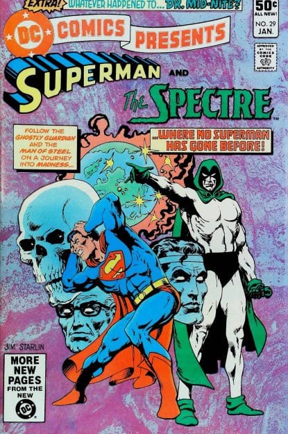 Couverture de DC COMICS PRESENTS (1978) #29 - par Jim Starlin - lecubeacomics.com