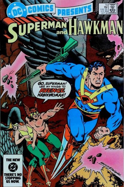 Couverture de DC COMICS PRESENTS (1978) #74 - par Alex Saviuk - lecubeacomics.com