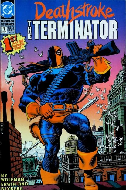 Couverture de DEATHSTROKE THE TERMINATOR (1991) #1 - par Mike Zeck - lecubeacomics.com