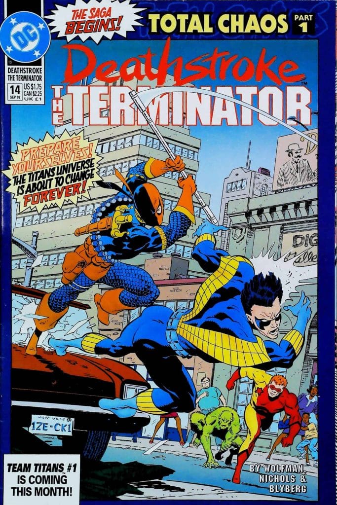 Deathstroke The Terminator #14, vue de l'exemplaire